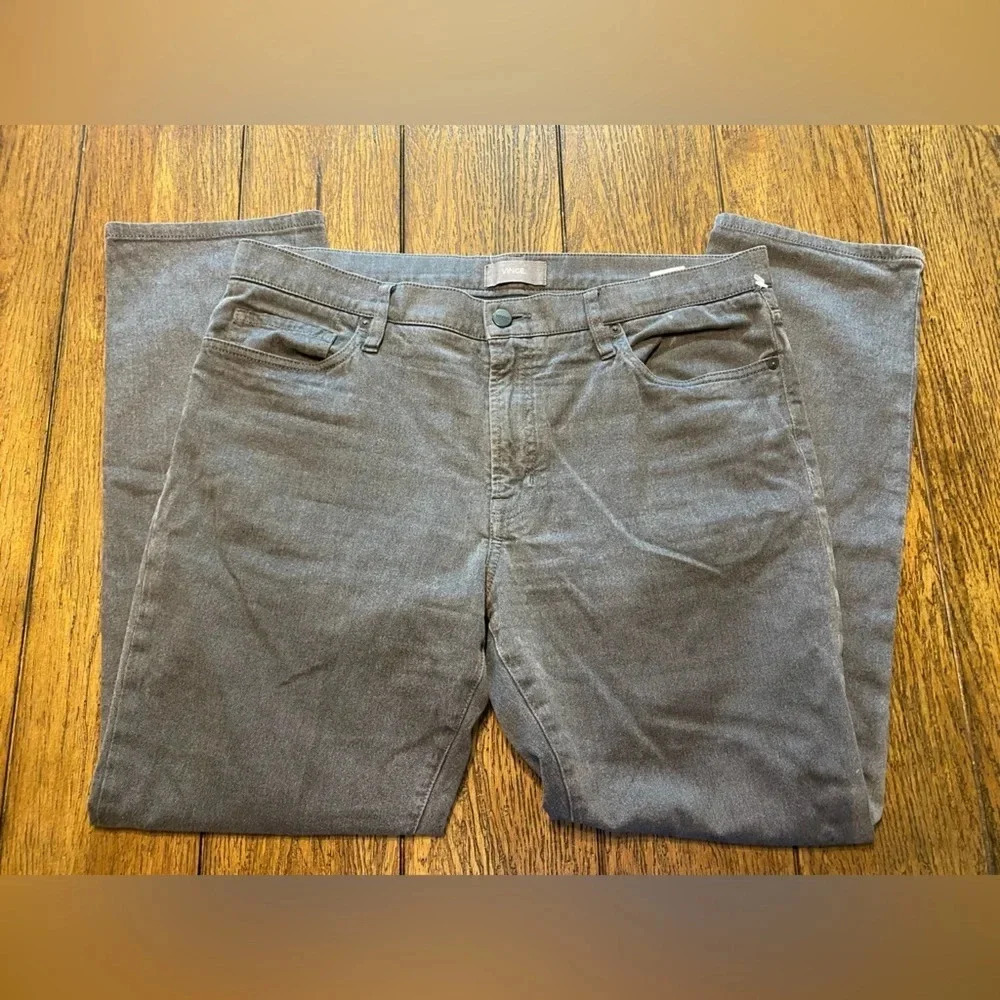 Vince Charcoal Straight Leg Jeans Size Unknown B8